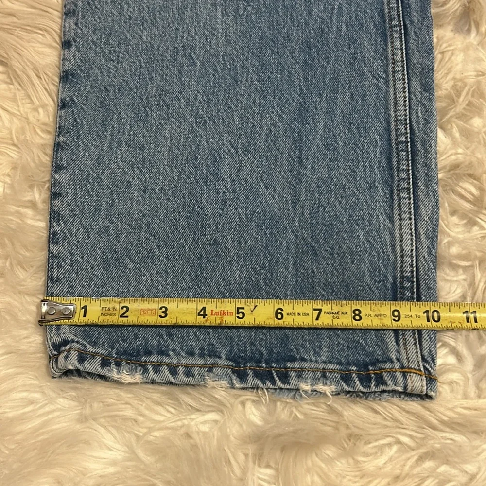 Zara Blue Wide Leg High Waisted Jeans Classic‎ Denim Women’s Size 4